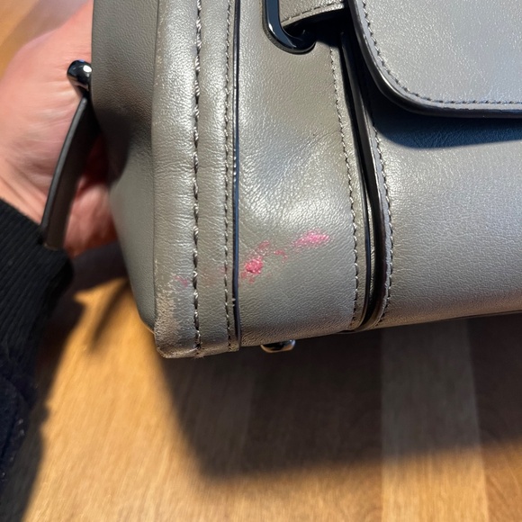 Authentic Grey Coach Medium Swagger Bag - Picture 14 of 16